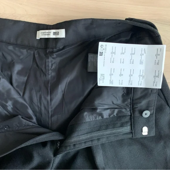 [NWT] COMPTOIR DES COTONNIERS|UNIQLO - Tweed Wool Pleated Plattered Trousers - Picture 6 of 14